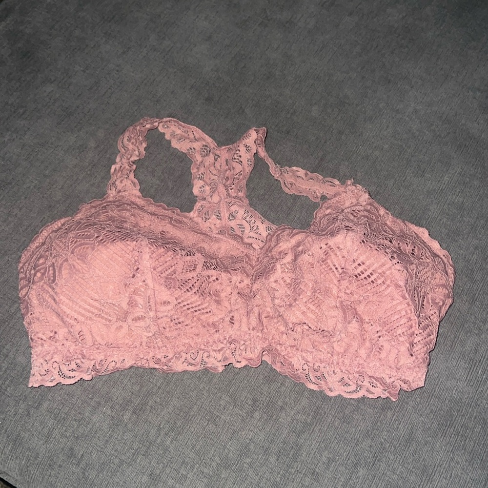 Maurices Pink Lace Bralette